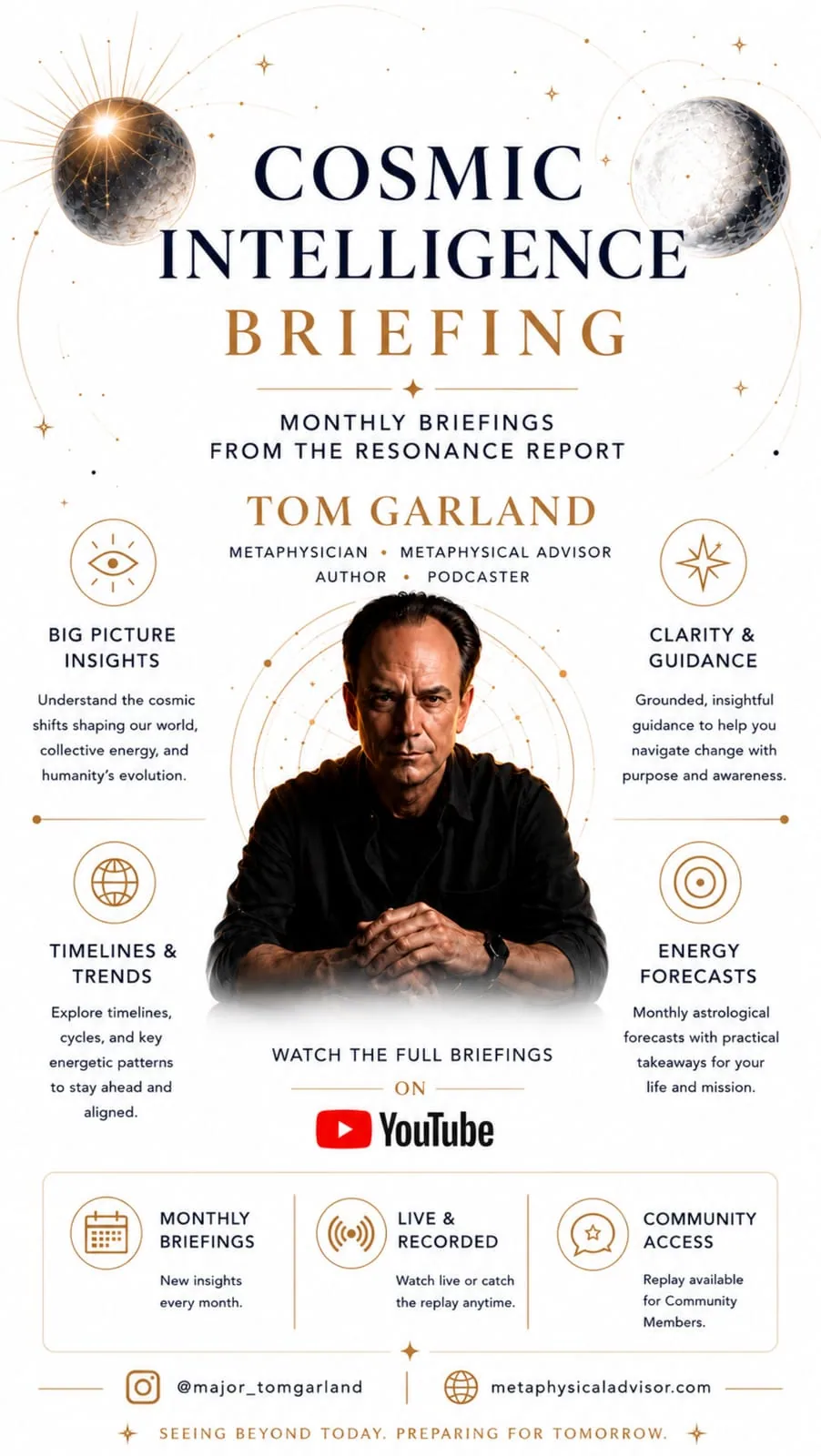 Cosmic Intelligence Briefing · with Tom Garland