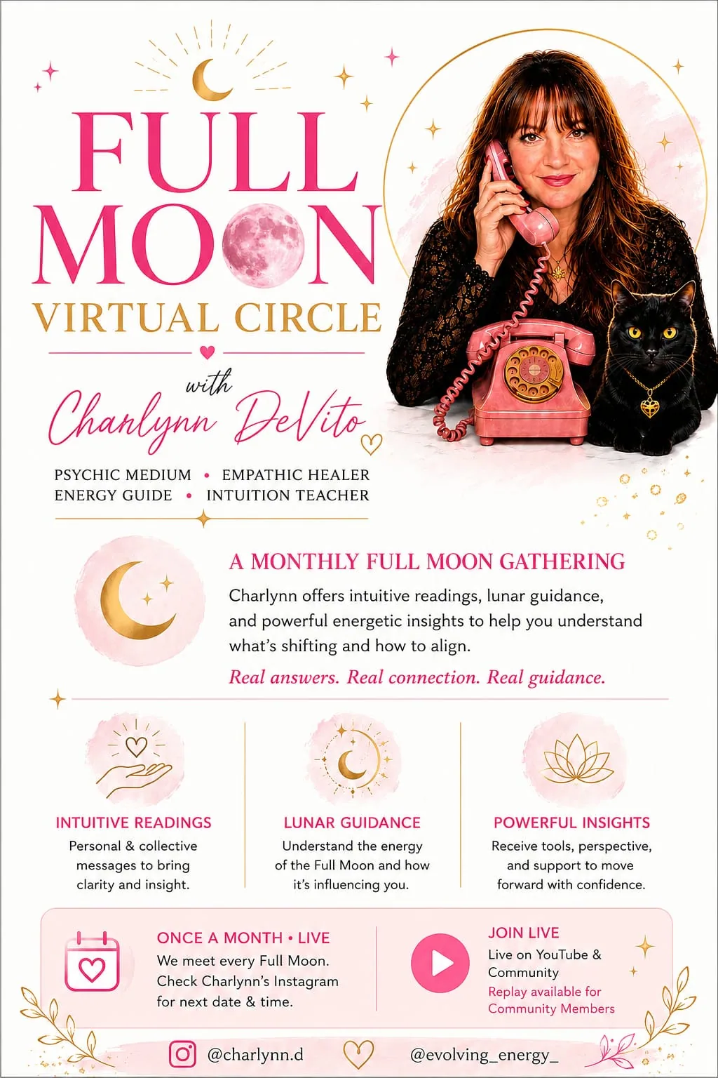 Full Moon Virtual Circle · with Charlynn DeVito