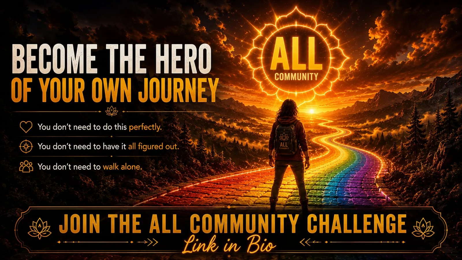 Become the hero of your own journey: join the ALL community challenge