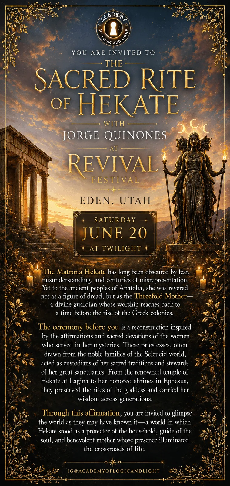 The Sacred Rite of Hekate