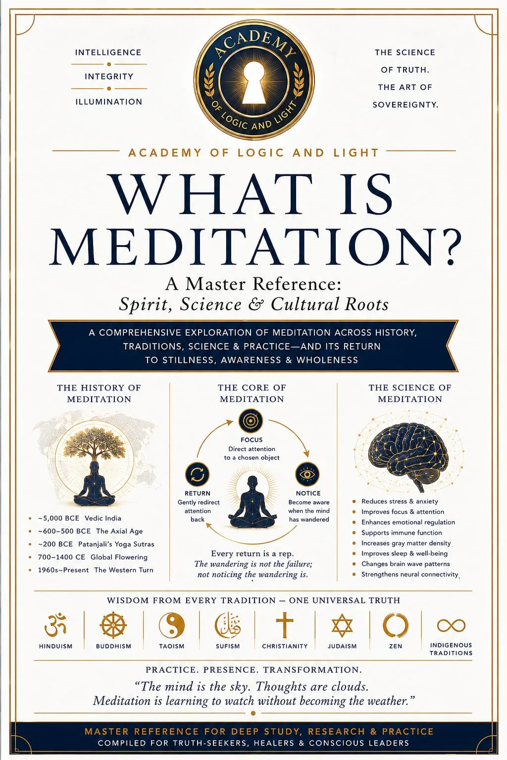 The Science & Spirit of Meditation cover